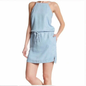 PAIGE Anjelica dress in excellent condition XS Pefect light summery chambray​​